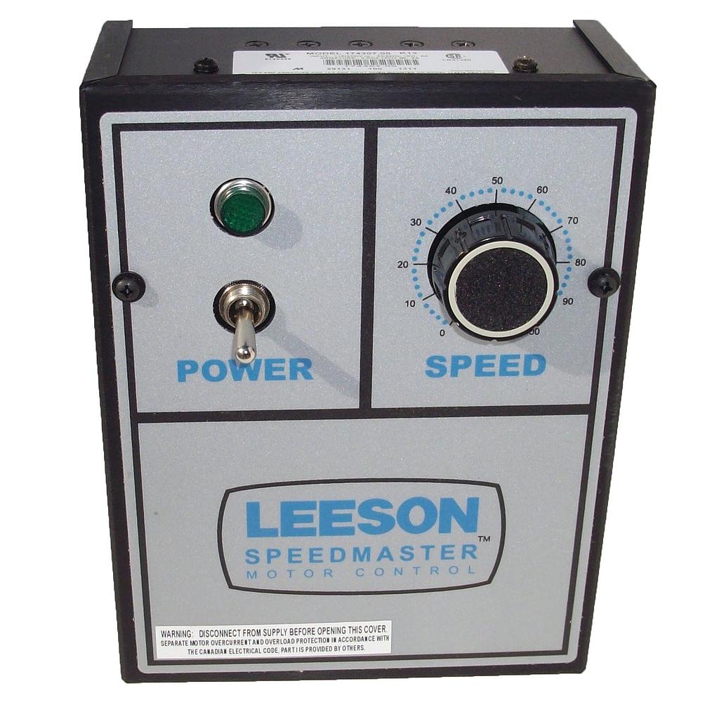 LEESON, 174307.00, DC Motor Control, 90/180VDC, 1/8 hp