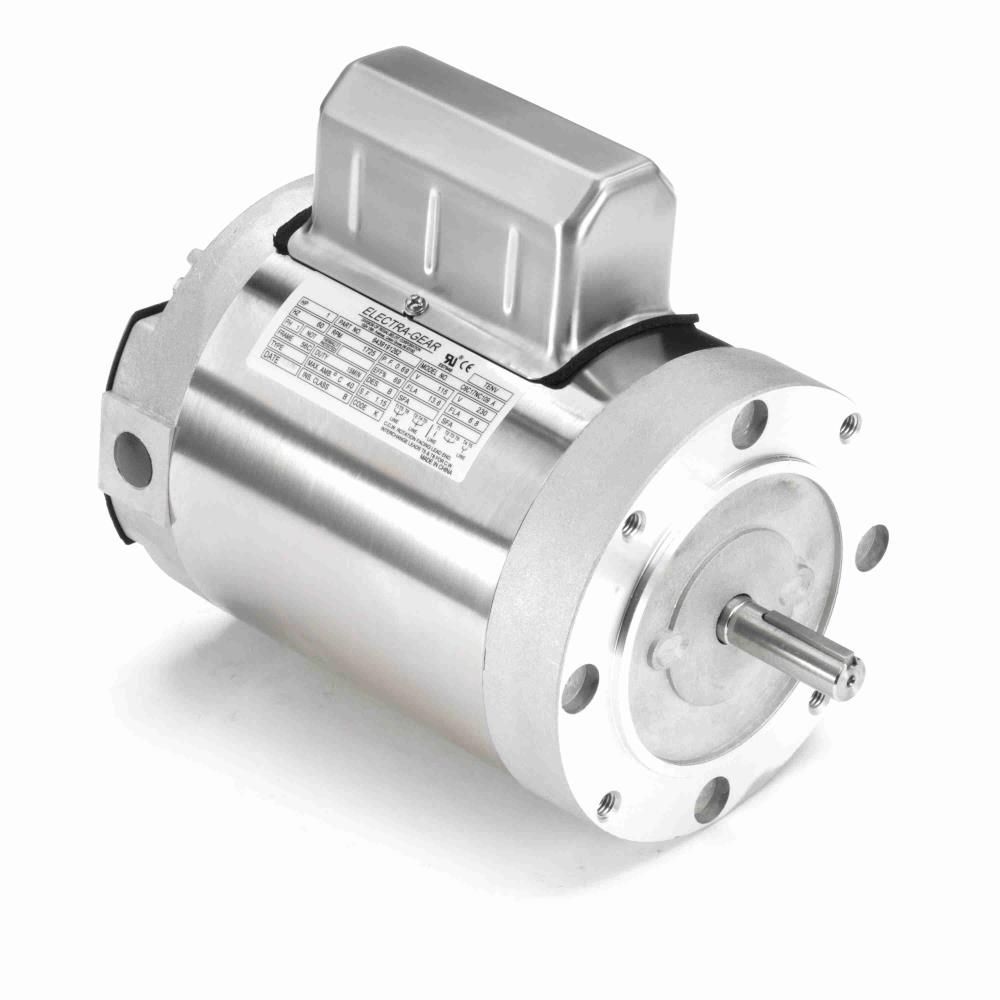 LEESON, 6439191262, 1 HP, 1800 RPM, 56C Frm, Boat Hoist Motor