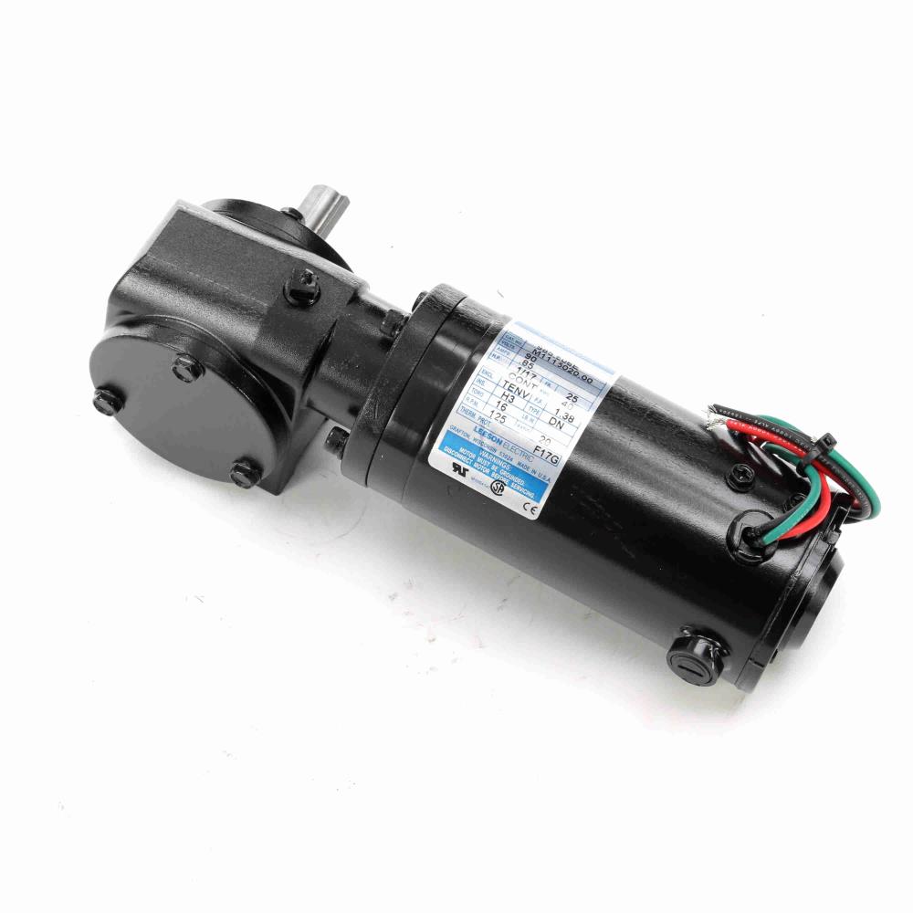 LEESON, M1115020.00,  3/50 HP, 125 RPM, 90V, PMDC Motor