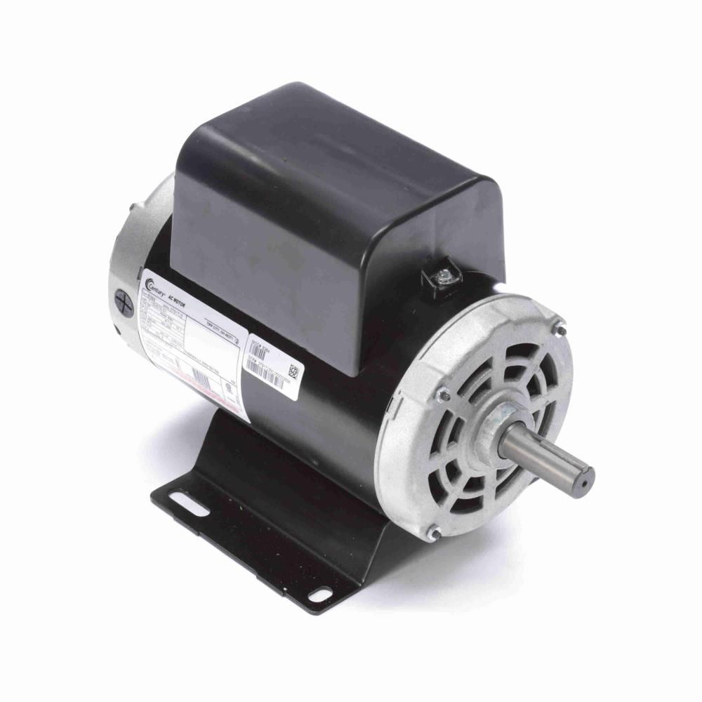 B384, AO Smith (Century), 5HP, 1PH, 220V, Air Compressor Motor