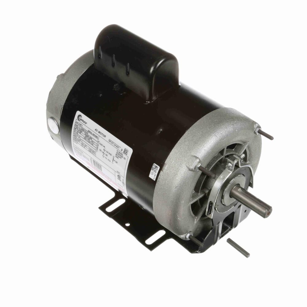 165818, Century, 1HP, 115V, Belt Drive Motor