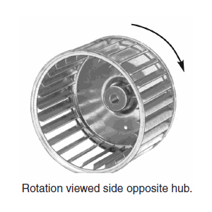FASCO, 1-6143, Single Inlet Blower Wheel