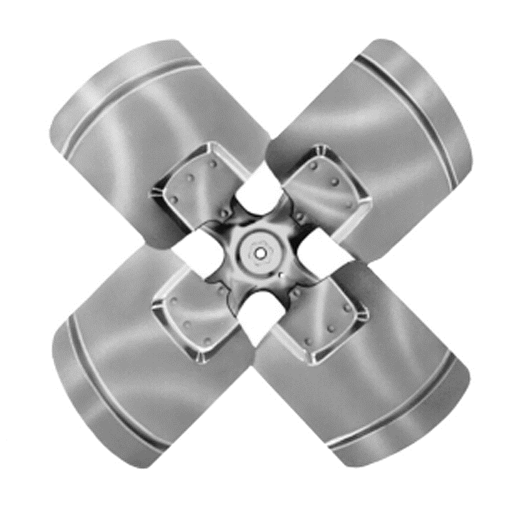 4CR2233-4, FASCO, 4 Blade, Fixed Hub