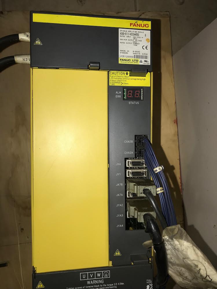 SOLD: Fanuc, Spindle Amplifier Module, A06B-6111-H030-H550