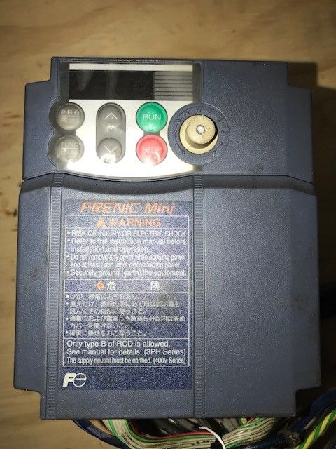 USED: Fuji, Electric Frenic Mini, 3PH Series, FRN1.5CIS-2J VF Drive