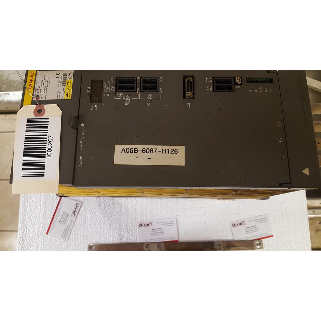A06B-6087-H126 , POWER SUPPLY MODULE,  Fanuc,  Electronic Circuit Board Repair